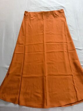 Rusty Brown A-Line Maxi Skirt NWT